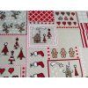 Látka patchwork jelínci... na režné