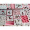 Látka patchwork jelínci... na režné