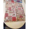 Běhoun vánoční patchwork domečky, perníčky..