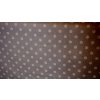Režné bavlněné plátno - Bílý puntík 140 cm