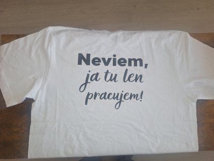 Neviem, ja tu pracujem!