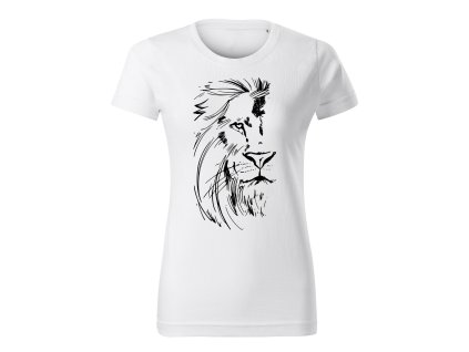 Tričko „Lev – tichá sila"  Minimalistický symbol vnútornej sily