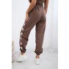 Bavlnené nohavice Amour mocca (Rozmer universal, Farba Mokka)