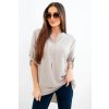 Blúzka s dlhším chrbtom biely (Rozmer universal, Farba Biela)