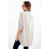 Blúzka s dlhším chrbtom biely (Rozmer universal, Farba Biela)