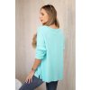 Blúzka s náhrdelníkom mäta (Rozmer universal, Farba Mäta)
