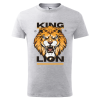 Detské tričko - King Lion  Štýlové s výraznou grafikou leva.