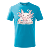 Detské tričko Axolotl so srdiečkom  Roztomilý axolotl s pastelovým dizajnom a srdcom