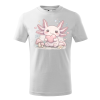 Detské tričko Axolotl so srdiečkom  Roztomilý axolotl s pastelovým dizajnom a srdcom