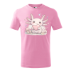 Detské tričko Axolotl so srdiečkom  Roztomilý axolotl s pastelovým dizajnom a srdcom