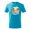 Detské tričko - Letný axolotl  Veselý letný motív