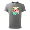 Detské tričko - Letný axolotl  Veselý letný motív