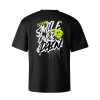 😊 Smile Over The Pain – Oversize Unisex Tričko  Kombinácia street artu, kontrastných farieb a voľného strihu