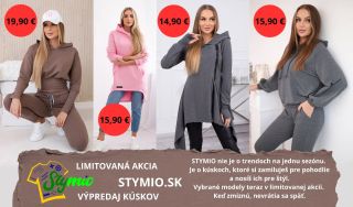 Jednoduchosť. Pohodlie. Štýl. To je STYMIO. Vybrané modely teraz v limitivanej akcii. Keď zmiznú, ostanú len spomienky.