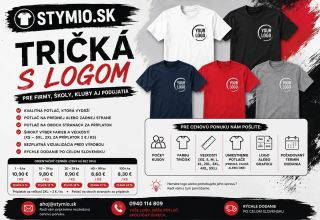 🚀 Tričká s vlastným logom? Nechajte to na nás! Potrebujete firemné tričká, oblečenie pre zamestnancov, školu, športový...