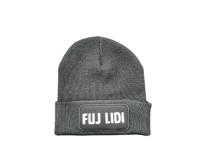 Čepice černá s potiskem