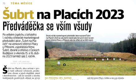 Šubrt na Placích 2023 - Článek z časopisu Z&N
