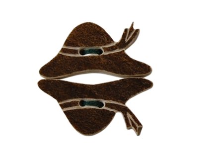 knoflík z paroží
