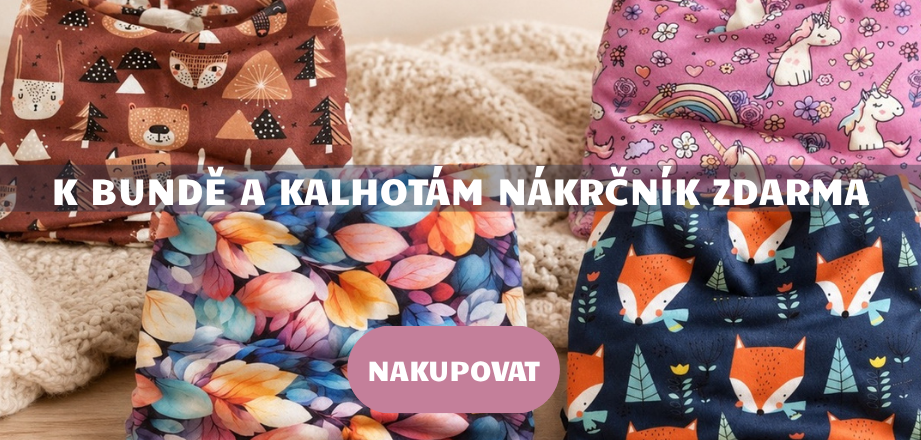 Nákrčník zdarma ke kalhotám, bundě