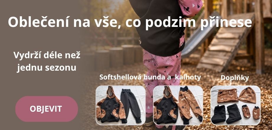 Podzimní softshell-bunda, kalhoty, doplňky