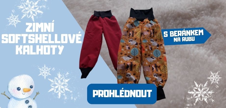 Softshellové kalhoty-zima-na-rubu-beránek bílý