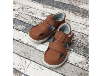 Boty Little blue lamb, Brown sandals, vel. 26