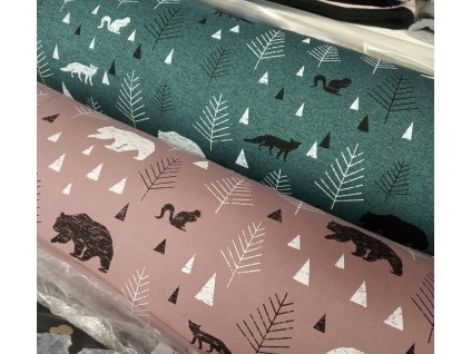 Teplákovina, Lesní zvěř na starofialové