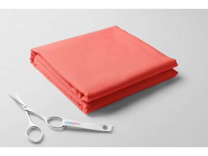 YH jednobarevky oranžový neon čtverec