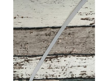 Hladká pruženka 5 mm - šedá