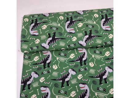 Teplákovina dinosauři roar na zelené