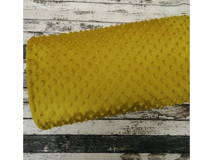 Minky, puntík/hořčice 034