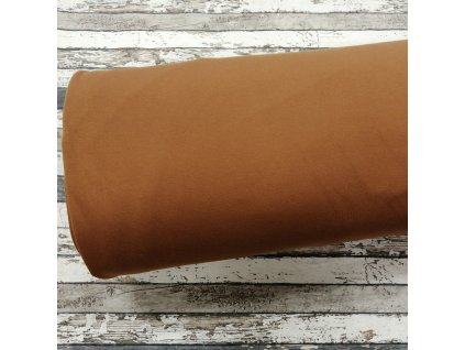 Teplákovina počesaná karamel