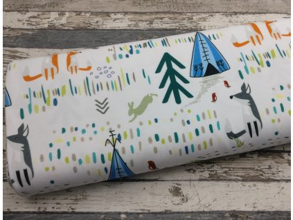 Teplákovina, zvířátka a týpí