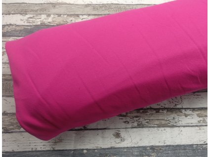 Teplákovina počesaná fuchsiová, II. jakost