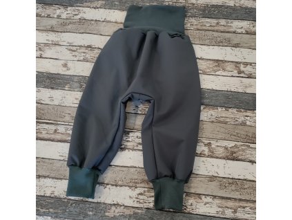 Softshellové kalhoty s beránkem Yháček, šedá/šedá