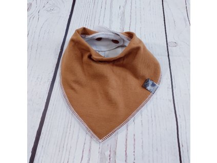 Slintáček s nákrčníkem Yháček, karamelový