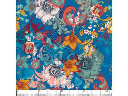 YH 2022 25 MODRÁ vod pravítko