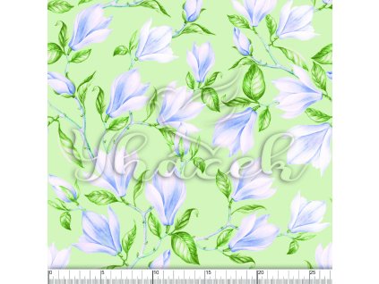 YH2021 28 modre květy vod pravítko