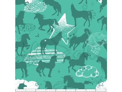 YH2021 59 zelená vod pravítko