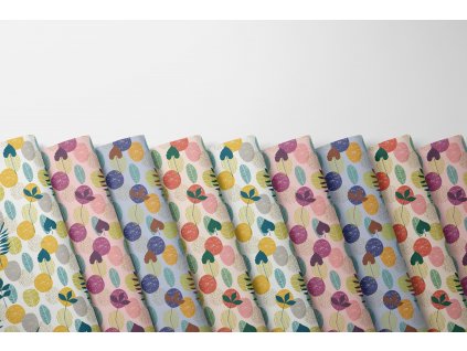 Softshell zimní,  Lístky a puntíky