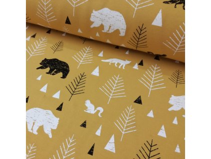 Teplákovina, Lesní zvěř na hořčicové