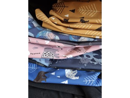 Zimní softshellové kalhoty Yháček, II. jakost, holka