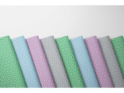 Softshell s beránkem,  Geometrické květiny