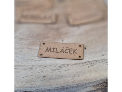 Štítek Snappap, MILÁČEK