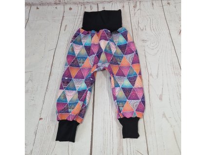 Zimní softshellové kalhoty Yháček, Mandalové trojúhelníky