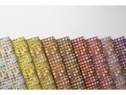 Fleece antipiling, Barevná zvířátka