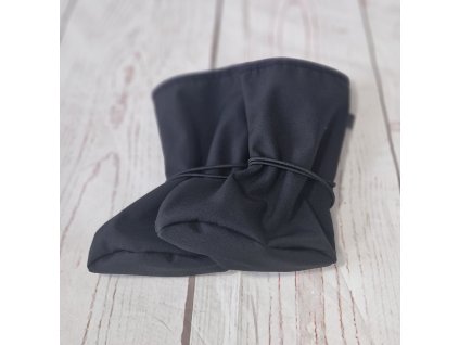 Botičky Yháček, softshell s beránkem, černé