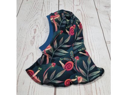 Kukla Yháček NEW, merino, Šneci a houbičky