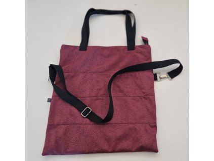 Softshellová kabelka Cosy Yháček, vínový melír