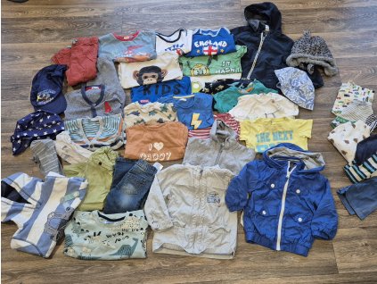 BAZAR, balík oblečení pro kluka cca 86-92